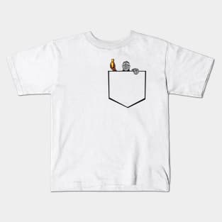 Dark Souks: Pocket Estus Kids T-Shirt